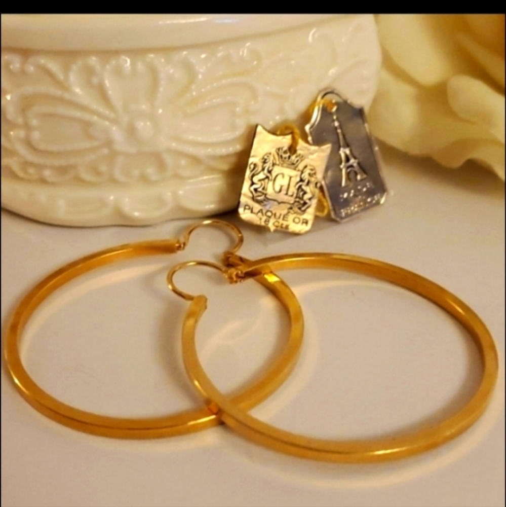 Gold Hoop Earrings Earrings